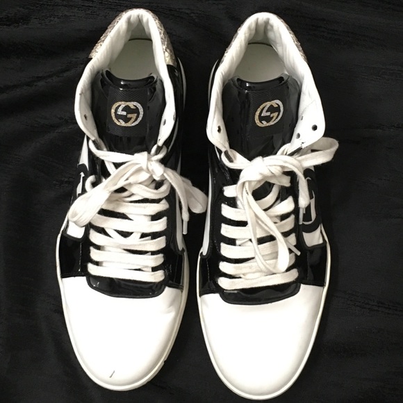 gucci white high tops